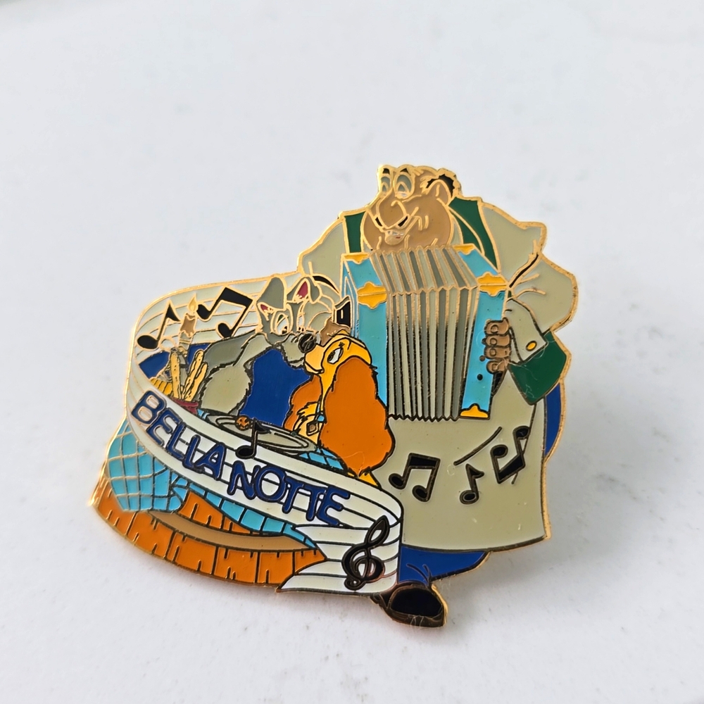 Vintage Rare Lady And The Tramp Bella Notte Magical Musical Moments Disney Pin